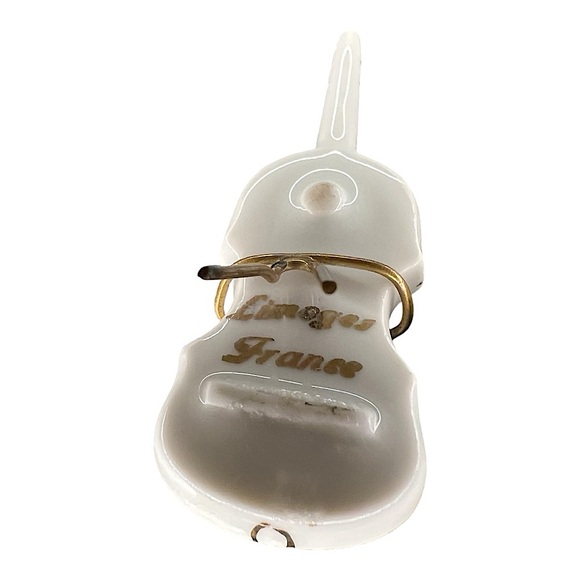 VTG LIMOGES FRANCE Porcelain Mini Cello Collectible Trinket - Picture 10 of 12